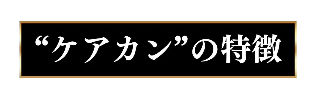 ケアカンの特徴