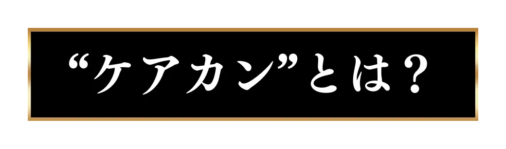 ケアカンとは？